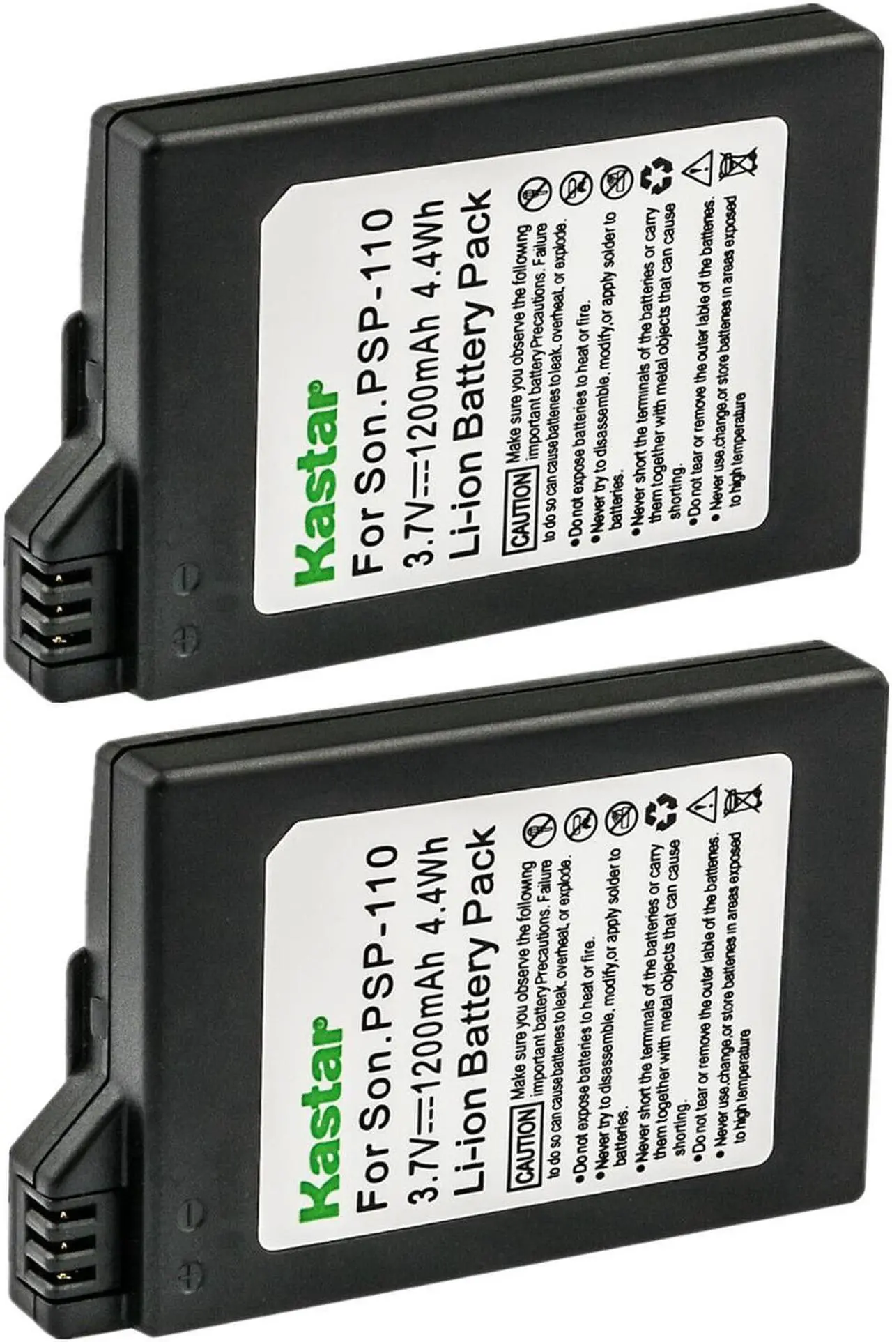 Main image of Kastar 2-Pack Battery Replacement for Sony PSP-S110, PSPS110 Battery, Sony PSP 3001, PSP 3002, PSP 3003, PSP 3004, PSP 3005, PSP 3006, PSP 3007, PSP 3008, PSP 3009, PSP 3010, PSP-Lite, PSP-Silm