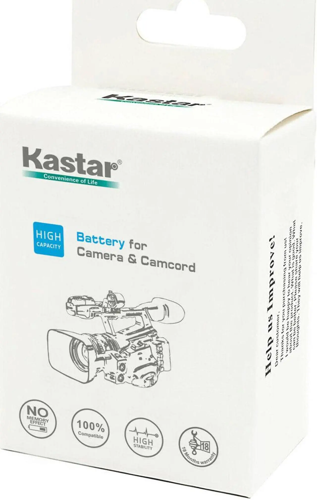 Alt view image 3 of 3 - Kastar 1-Pack Battery Replacement for Canon BP-820 BP820 Battery, Canon CG-800 CG800 Charger, Canon VIXIA HF G60, VIXIA GX10 XA11 XA15 XA20 XA25 XA30 XA35 XA40 XA45 XA50 XA55 HFG21 HFG30 HFG40 HFG5