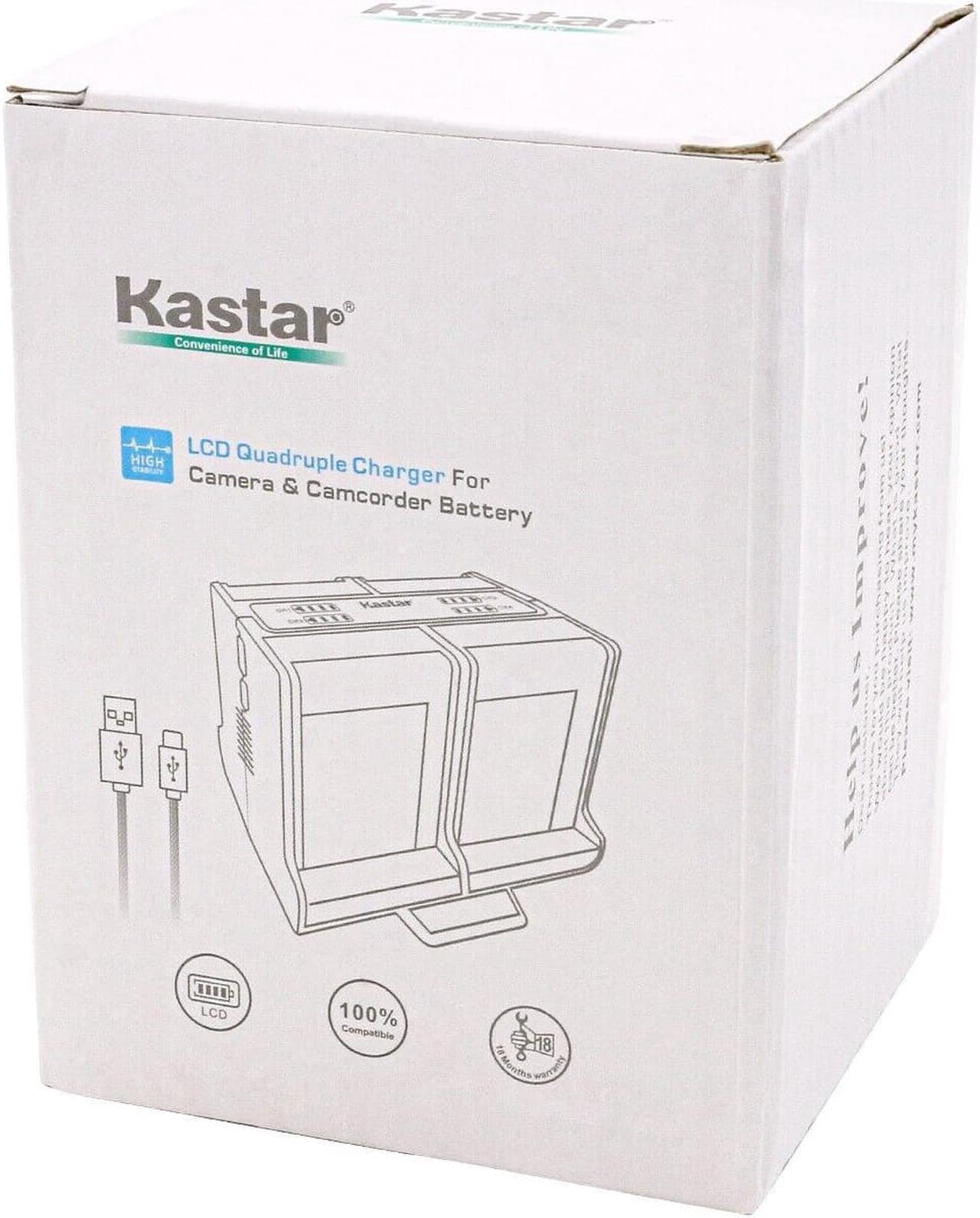 Alt view image 5 of 5 - Kastar Quadruple Battery Charger Compatible with Panasonic Lumix DMC-TZ60, Lumix DMC-TZ61, Lumix DMC-TZ70, Lumix DMC-ZS27, Lumix DMC-ZS30 DMC-ZS30K DMC-ZS30R DMC-ZS30S DMC-ZS30W Camera