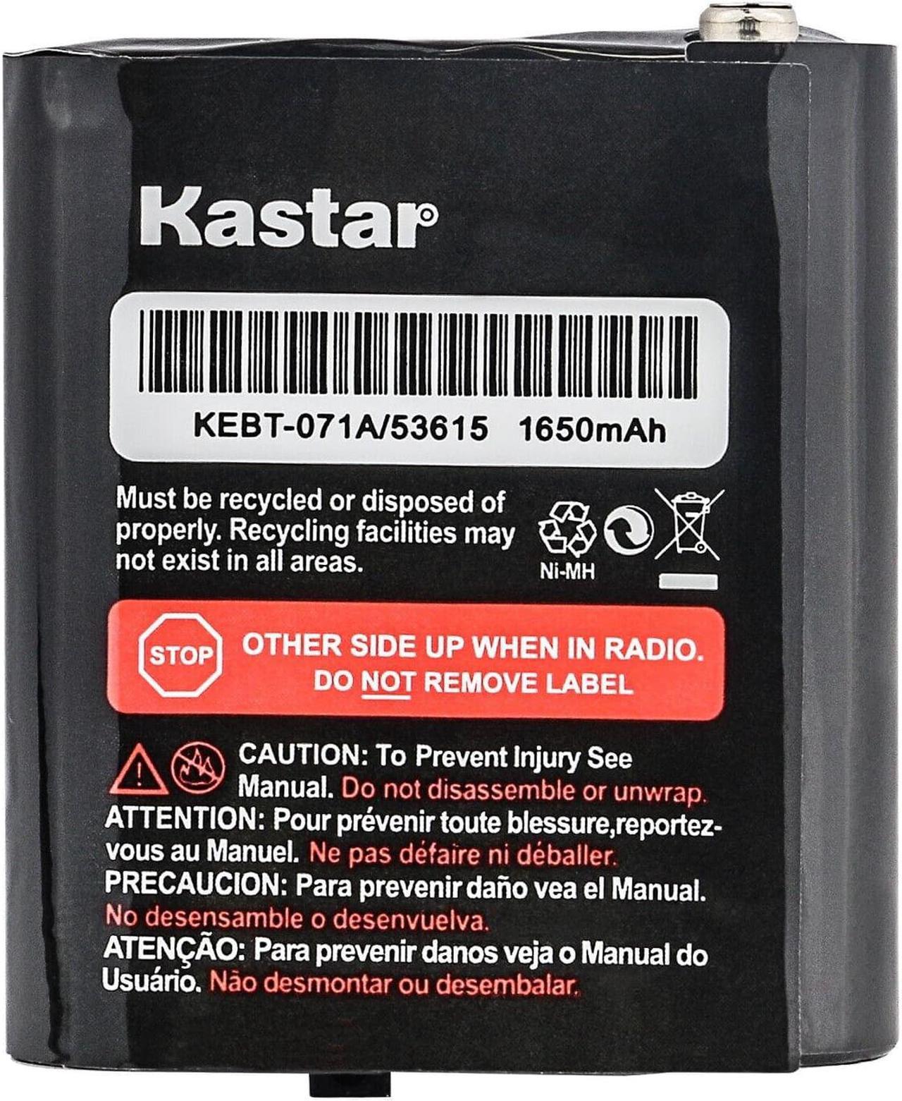Alt view image 2 of 6 - Kastar 1-Pack Battery and LTD2 USB Charger Compatible with Motorola 53615, FRS-4002A 4002A, HKNN4002, HKNN4002A, HKNN4002B, HKNW4002A, KEBT071, KEBT-071 KEBT071A, KEBT-071-A 2 Way Radio Walkie Talkies