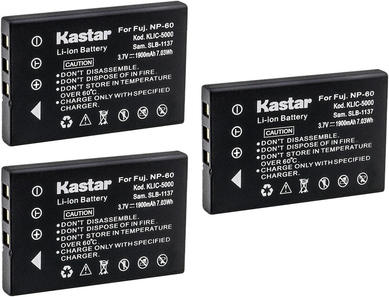 Akku Für Traveler HD 10XI Kamera – 1000mAh, 3.7V, Li-Ion | Kompatibel Mit NP-30, NP-60, Klic-5000