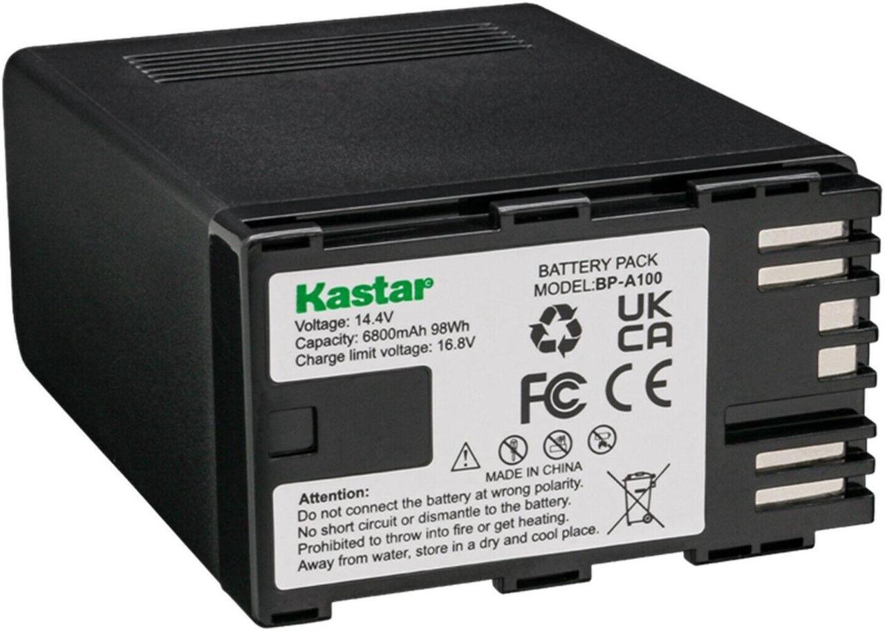 Alt view image 3 of 7 - Kastar BP-A100 Battery 2 Pack and Dual D-Tap Charger for Canon BP-A30 BP-A60 BP-A65 BP-A68 BP-A90 BP-A100 US 0870C002 Battery, CG-A10 CG-A20 Charger, Canon EOS C200, EOS C200B Cinema Camera