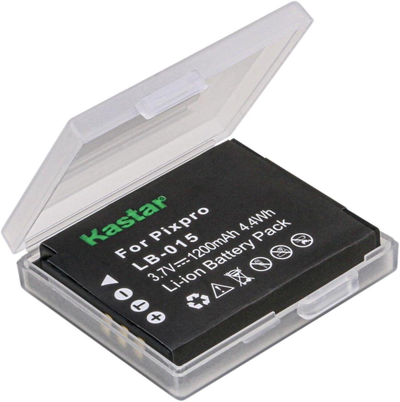 Alt view image 2 of 5 - Kastar AC Wall Battery Charger Replacement for Kokad LB-015 Rechargeable Lithium-ion Battery and Kokad PIXPRO WPZ2 Digital Camera
