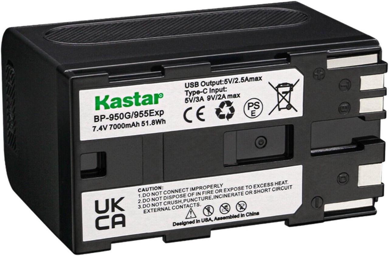 Alt view image 2 of 4 - Kastar 4-Pack Battery 7.4V 7000mAh Replacement for Canon GL1 GL-1 DM-GL1, GL2 GL-2 DM-GL2, MV1, MV10 MV10i, MV20 MV20i, MV100 MV100i, MV200 MV200i, Optura, Optura Pi, Ultura, Vistura Camera