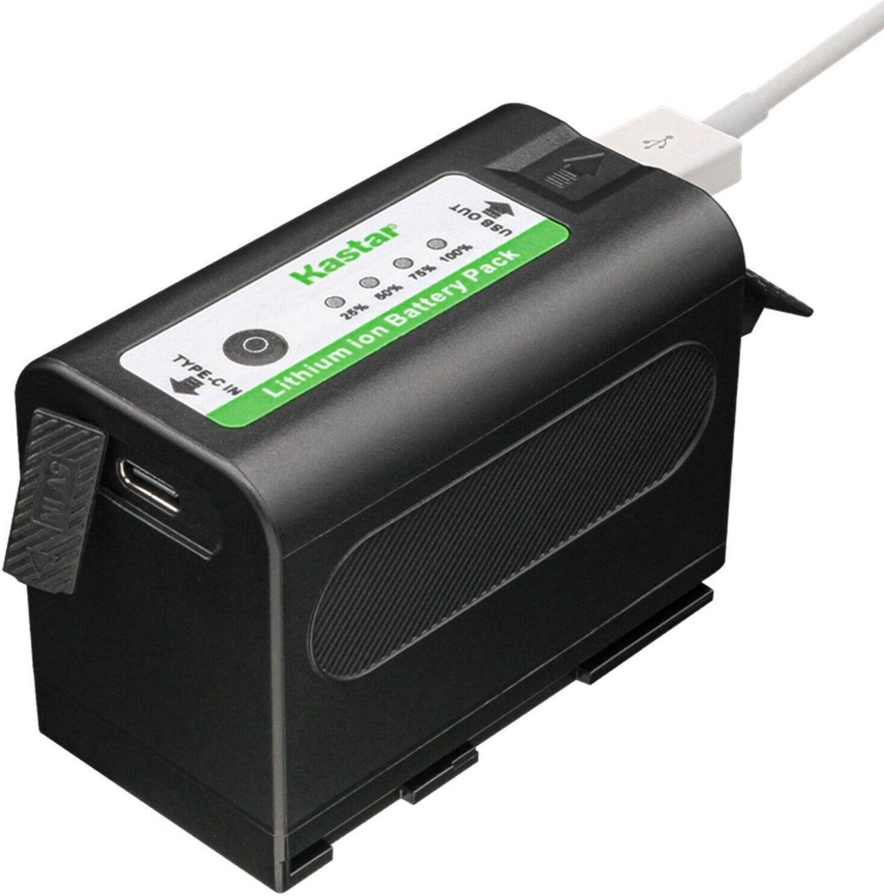 Alt view image 3 of 4 - Kastar 4-Pack Battery 7.4V 7000mAh Replacement for Canon GL1 GL-1 DM-GL1, GL2 GL-2 DM-GL2, MV1, MV10 MV10i, MV20 MV20i, MV100 MV100i, MV200 MV200i, Optura, Optura Pi, Ultura, Vistura Camera