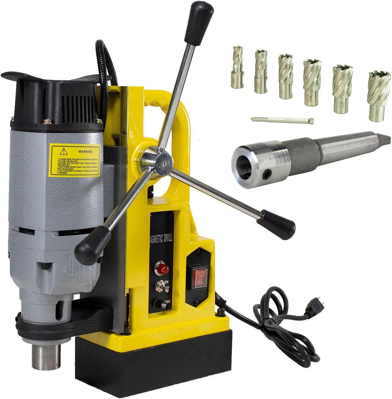 Main image of Steel Dragon Tools® MD25 1in. Magnetic Drill Press and 7 Piece Large Diameter 1in. Cut Depth Annular Cutter Kit