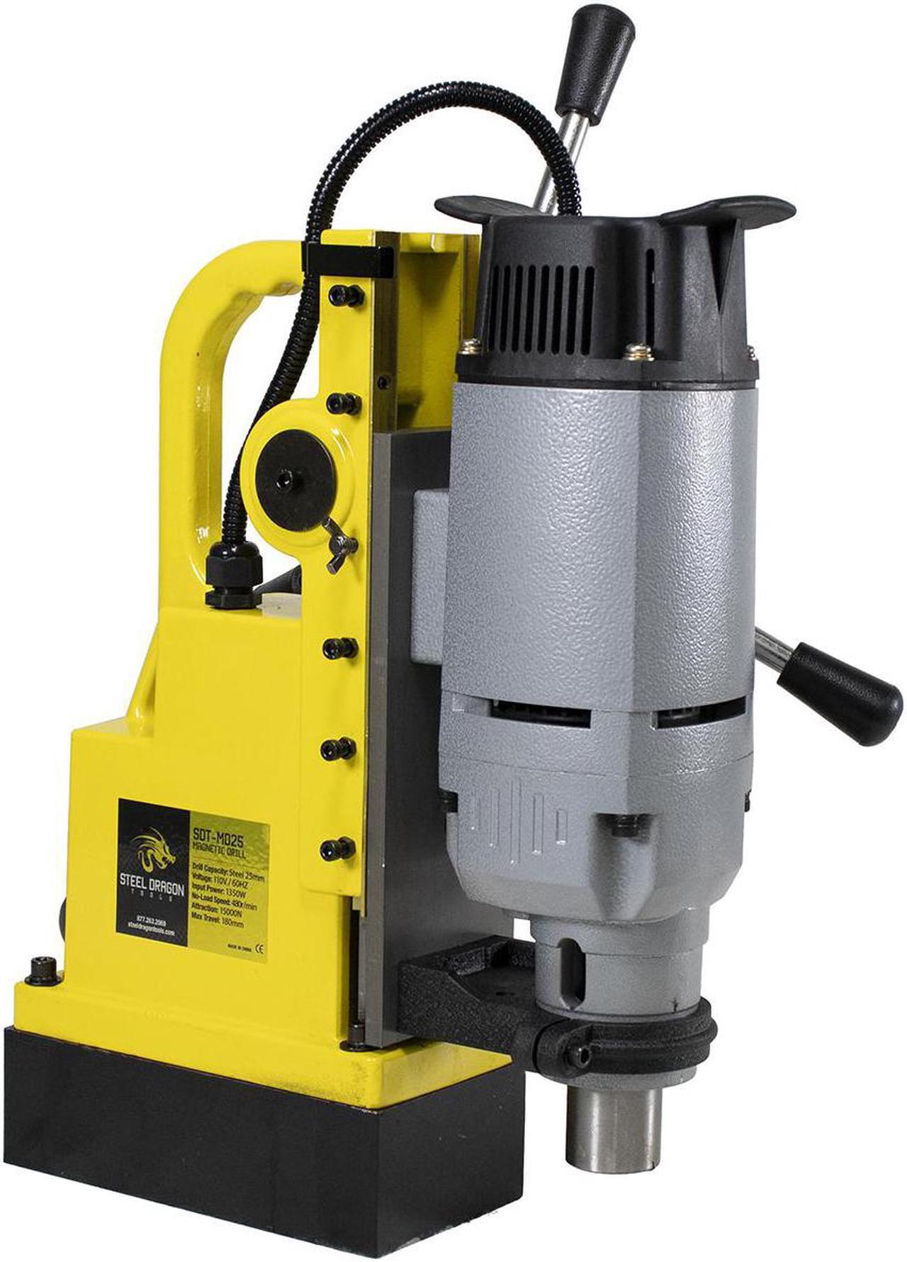 Alt view image 2 of 7 - Steel Dragon Tools® MD25 1in. Magnetic Drill Press and 7 Piece Large Diameter 1in. Cut Depth Annular Cutter Kit