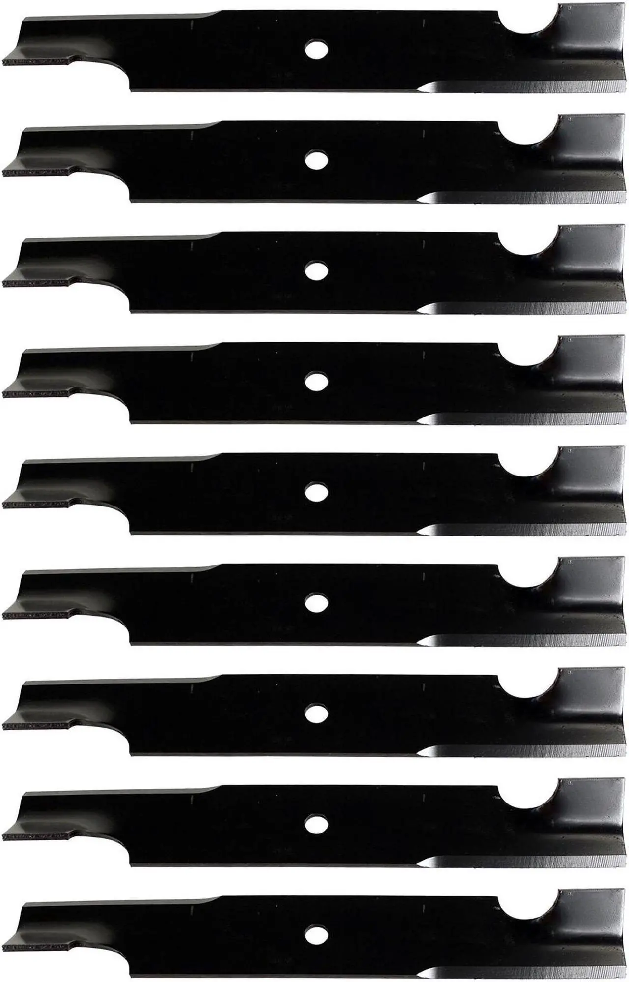 Main image of USA Mower Blades (9) U11110BP Standard Medium Lift for Great Dane® D18037 GDU10231 Length 16-1/2 in. Width 2-1/2 in. Thickness .203 in. Center Hole 5/8 in. 32 in. and 48 in. Deck