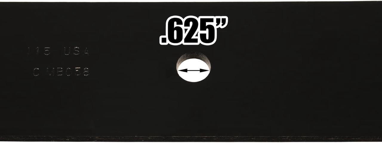 Alt view image 6 of 6 - (9) USA Mower Blades® for Gravely 047685, 08898800, 08983851, 89838, 72" Deck