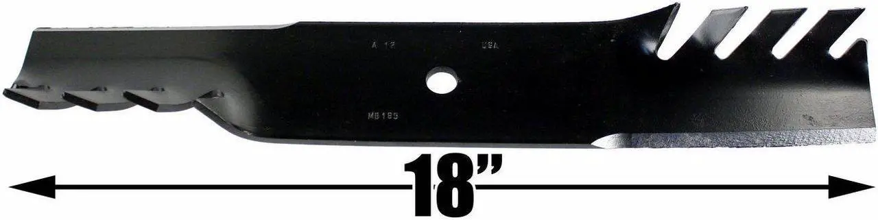 Alt view image 4 of 7 - 9 USA Mower Blades® for Lesco 050241, 50125, 50140, 050140, 050125, 36" 52" Deck