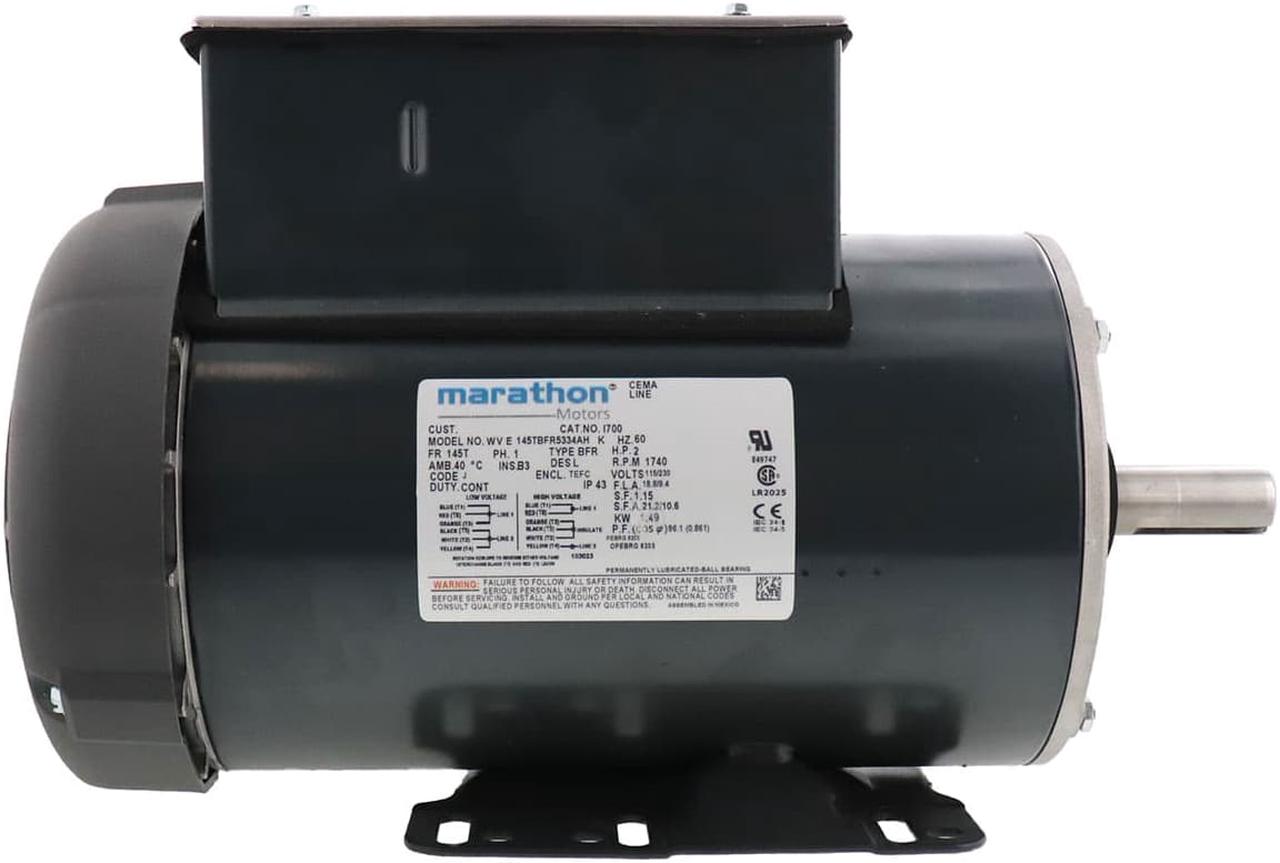 Alt view image 2 of 6 - Steel Dragon Tools® 2HP Motor for WRA40R Wire Stripping Machine