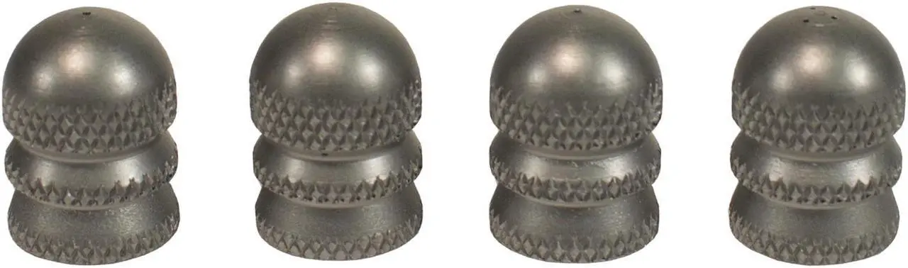 Alt view image 4 of 6 - Aqua Mole Four Pack 1/8in. NPT Button Nose Sewer Jetter Nozzle 4 Piece Set 1500 PSI 3.5 Orifice