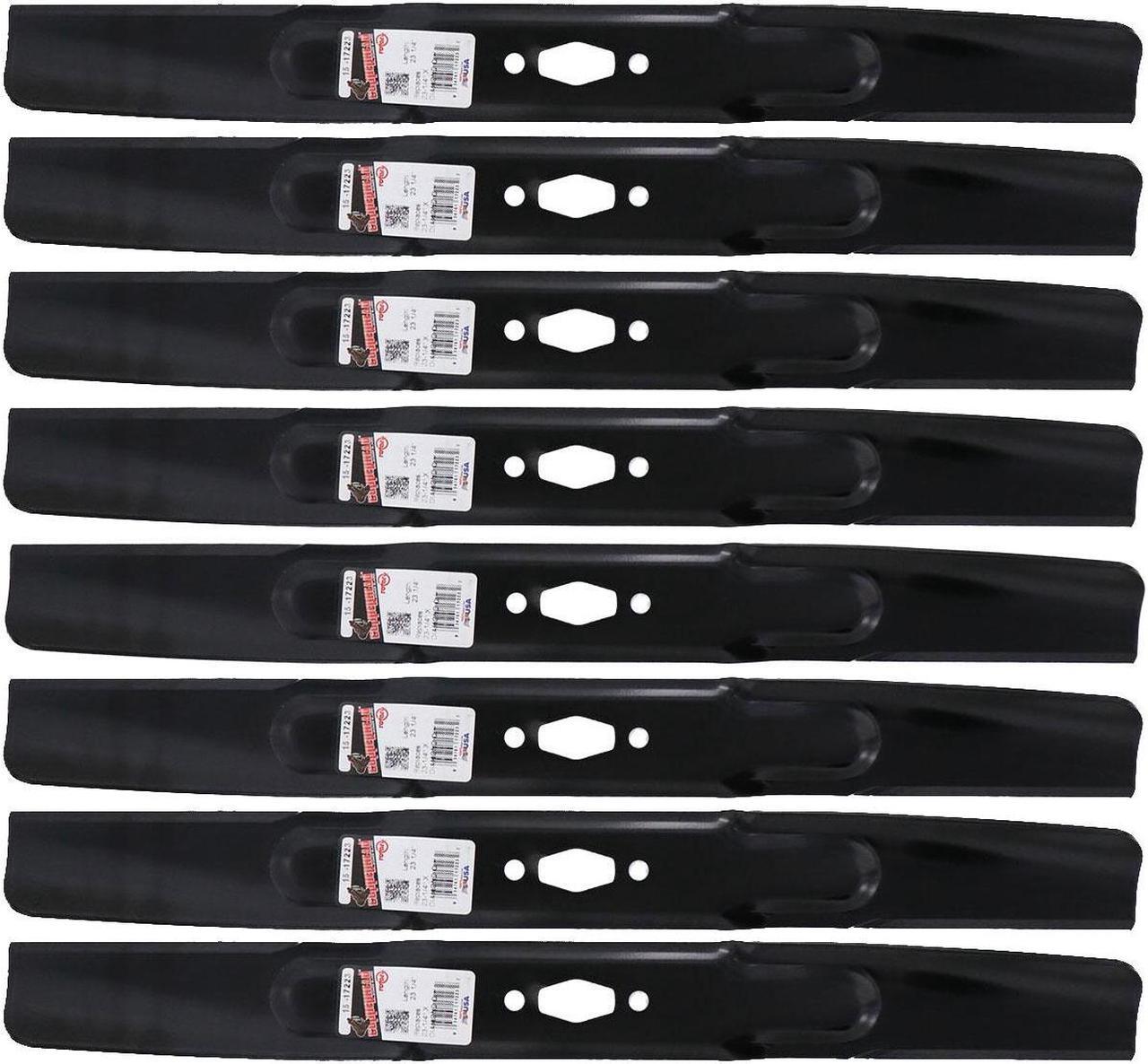 Main image of 8 Rotary® 17223 Hi Lift Mower Blades for MTD® 742P05510 742-05510 Length 23-1/4 in. Width 2-1/4 in. Thickness .158 in. Center Hole Diamond 46 in. Deck
