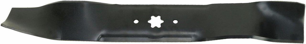 Alt view image 2 of 7 - 6 USA Mower Blades MTD610MBP Extra High-Lift Mulching Blade for MTD 4720610 490-110-M114 7420610 742-0610A Length 19-5/16 in. Width 2-3/4 in. Thickness .150 in. Center Hole 6 Point Star 38 in. Deck