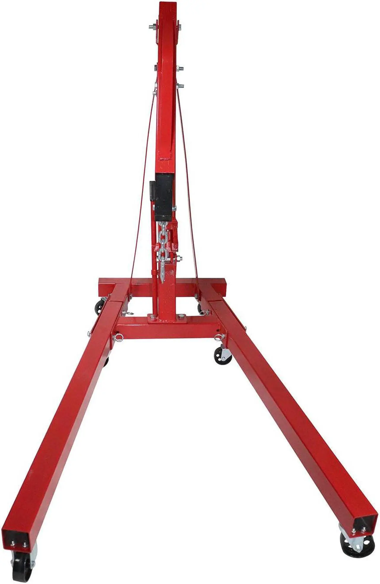 Alt view image 5 of 7 - Dragway Tools 2 Ton Folding Hydraulic Engine Hoist Cherry Picker Shop Crane Hoist Lift