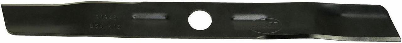 Alt view image 2 of 7 - 3 USA Mower Blades BD18BP Low Lift Mulching Blade Replaces Black & Decker 90548199 Length 17 1/2 in. Width 1-3/4 in. Thickness .150 in. Center Hole 1 in.