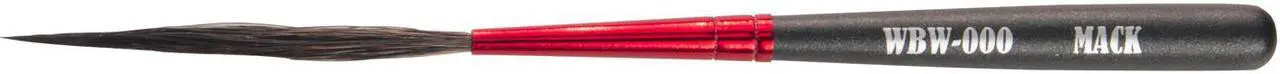 Main image of Andrew Mack Wizard Black Widow Scroll Striper Brush Series WBW Size 000