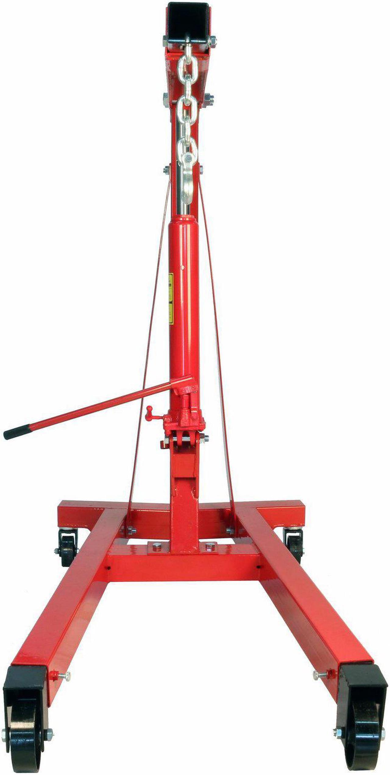 Alt view image 3 of 7 - Dragway Tools 3 Ton 6000 lb Heavy Duty Engine Hoist Cherry Picker Shop Crane