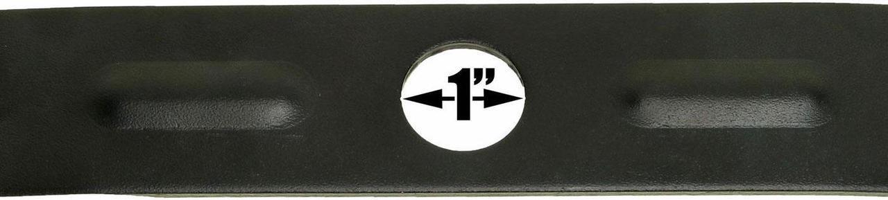 Alt view image 6 of 7 - 3 USA Mower Blades BD18BP Low Lift Mulching Blade Replaces Black & Decker 90548199 Length 17 1/2 in. Width 1-3/4 in. Thickness .150 in. Center Hole 1 in.