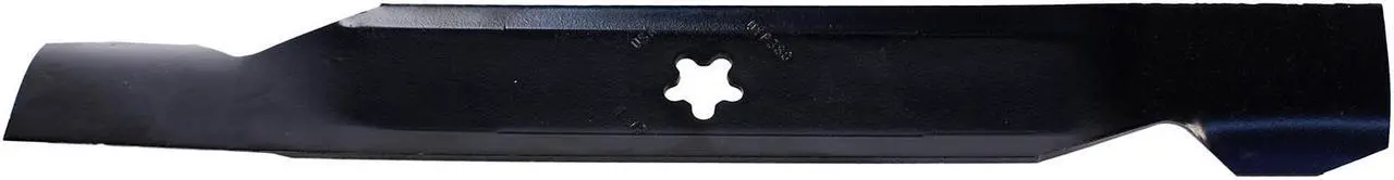 Alt view image 3 of 6 - USA Mower Blades (9) AYP380BP High Lift Blade Fits AYP® Craftsman® Husqvarna® 156468 532137380 917137380MS 917137380P Length 17-3/8in. Width 2-1/4in. Thickness .150in. Center Hole 5 PT ST 50in. Deck