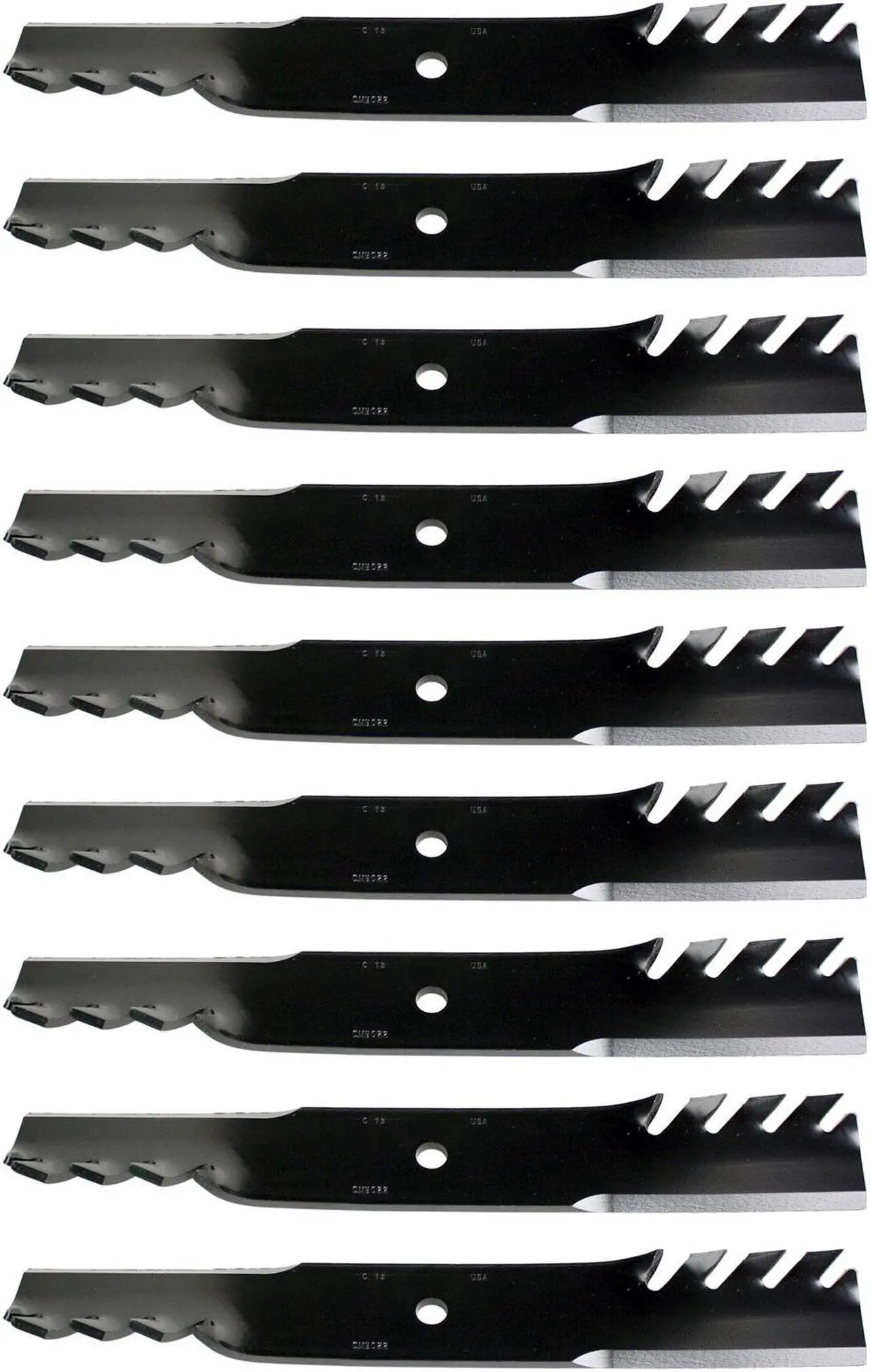 Main image of 9 USA Mower Blades® for Lesco 050241, 50125, 50140, 050140, 050125, 36" 52" Deck