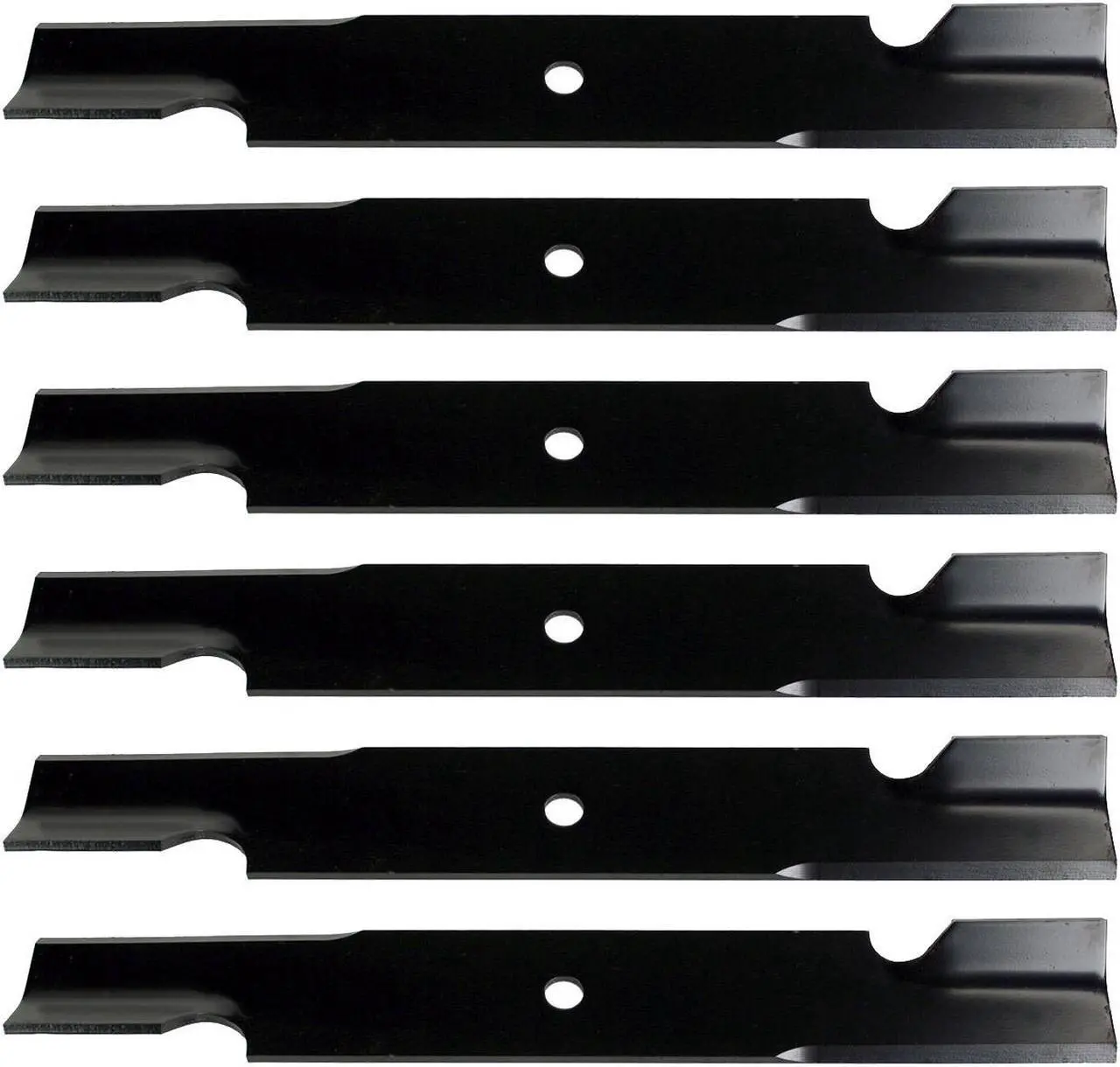 Main image of (6) USA Mower Blades® for John Deere® AM104490 PT8721 TCU29188, 36" 54" Deck