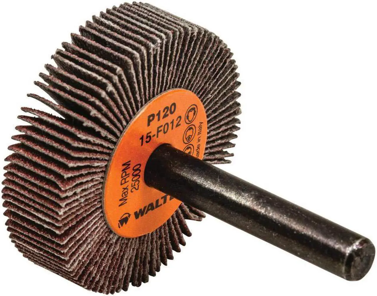 Main image of Walter 15F162 COOLCUT Abrasive Flap Wheel [Pack of 10] 120 Grit Finishing Wheel