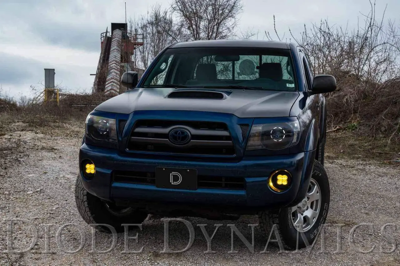 Alt view image 4 of 8 - Diode Dynamics SS3 LED Fog Light Kit, Toyota Tacoma, Yellow SAE/DOT Fog Sport