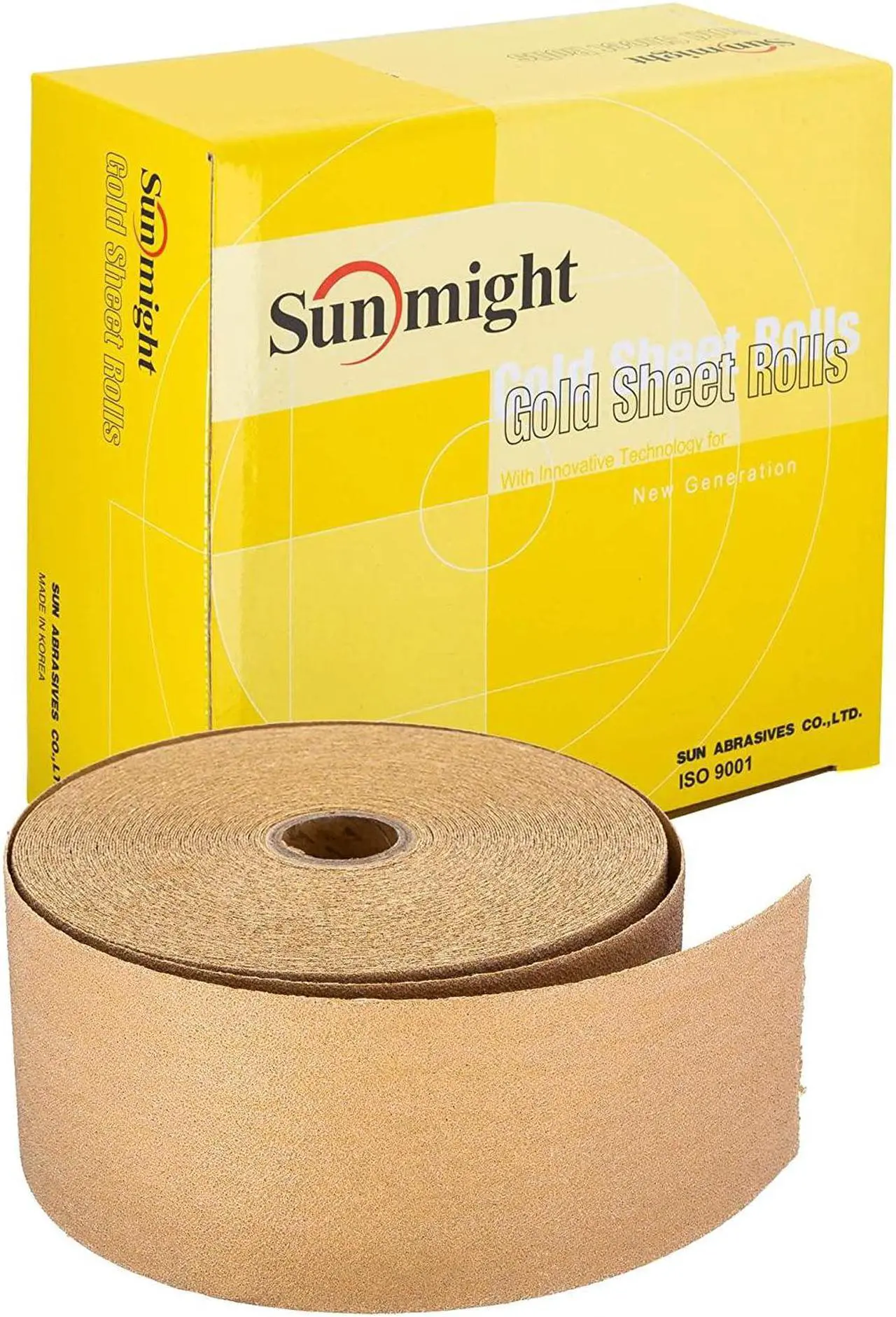 Main image of Sunmight Gold 2-3/4" X 45yd 220G PSA Sheet Roll, 06111, 1 Roll
