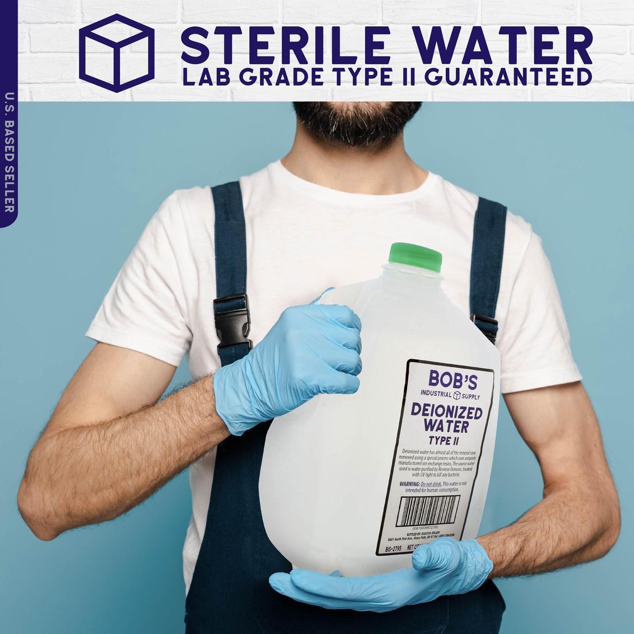 Alt view image 3 of 7 - BISupply 1Gal Type II Deionized Water Gallon Jug for Auto and Laboratory