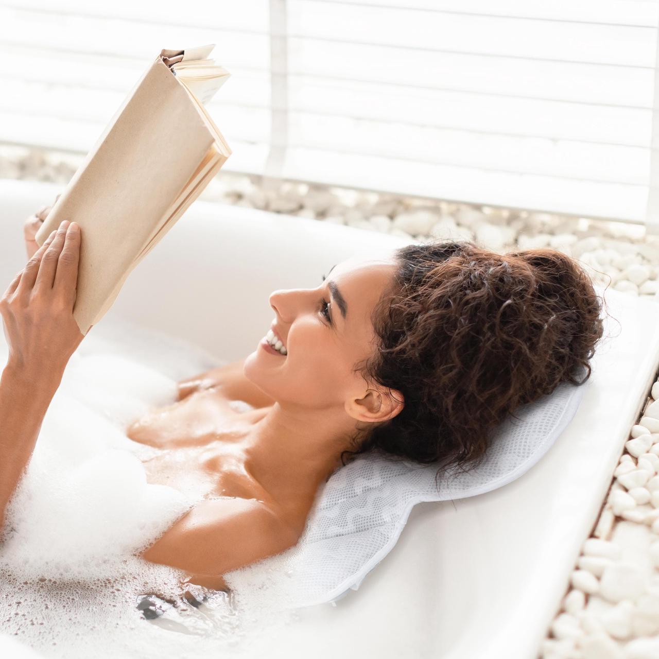 Alt view image 5 of 7 - 7Penn Bath Tub Pillow Head Rest - Bath Pillows for Tub with Back Support