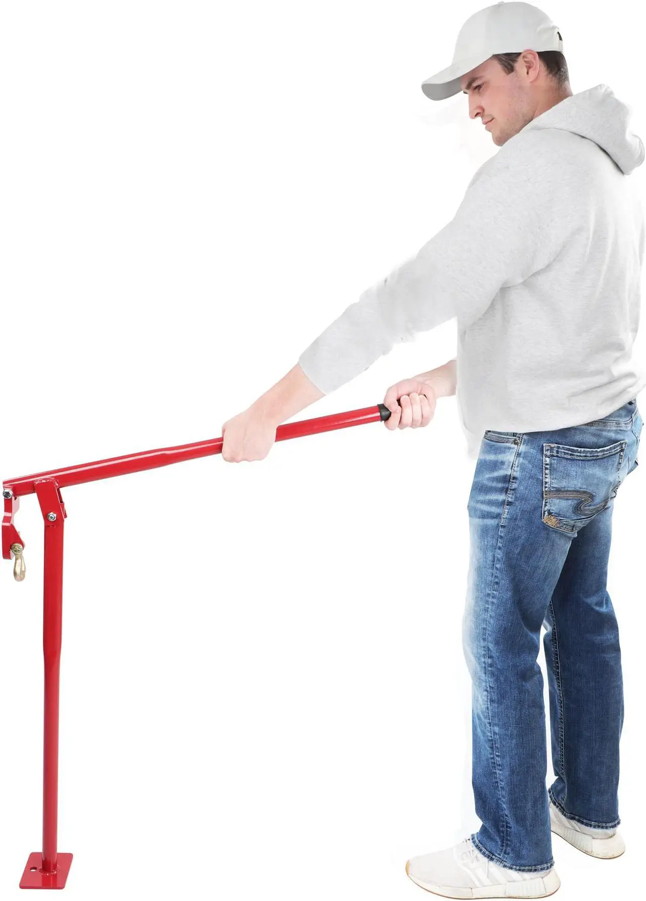 Alt view image 5 of 7 - BISupply T Post Puller Fence Post Puller - Fence Post Puller 36in T Post Remover