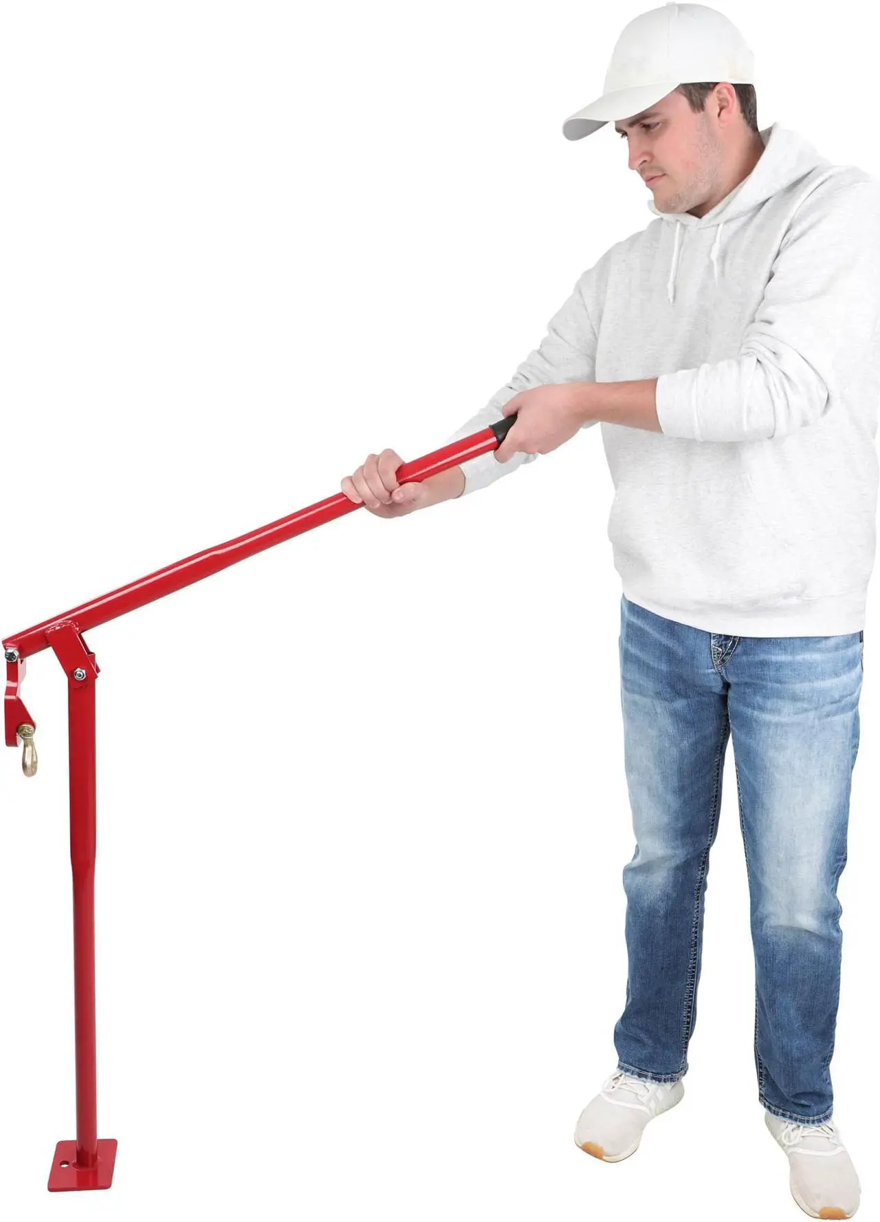 Alt view image 7 of 7 - BISupply T Post Puller Fence Post Puller - Fence Post Puller 36in T Post Remover