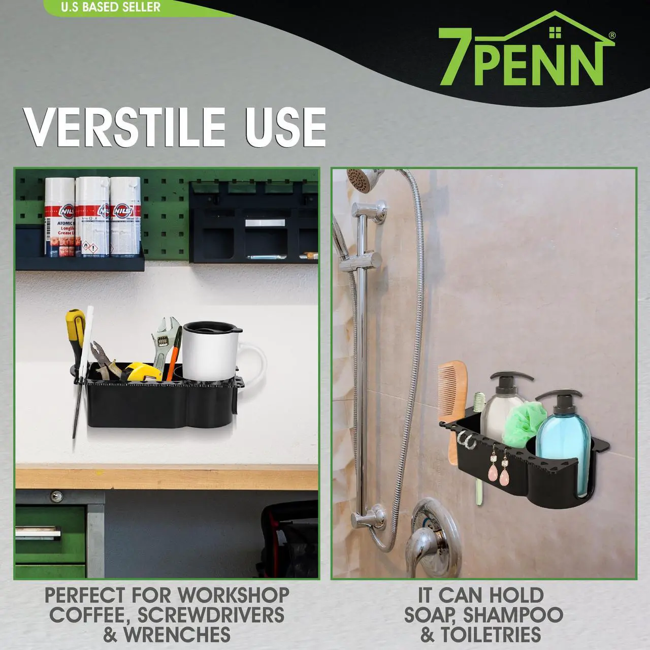 Alt view image 7 of 7 - 7Penn Boat Storage Organizer - 2 Pack Draining Marine Cup Holder for Accessories