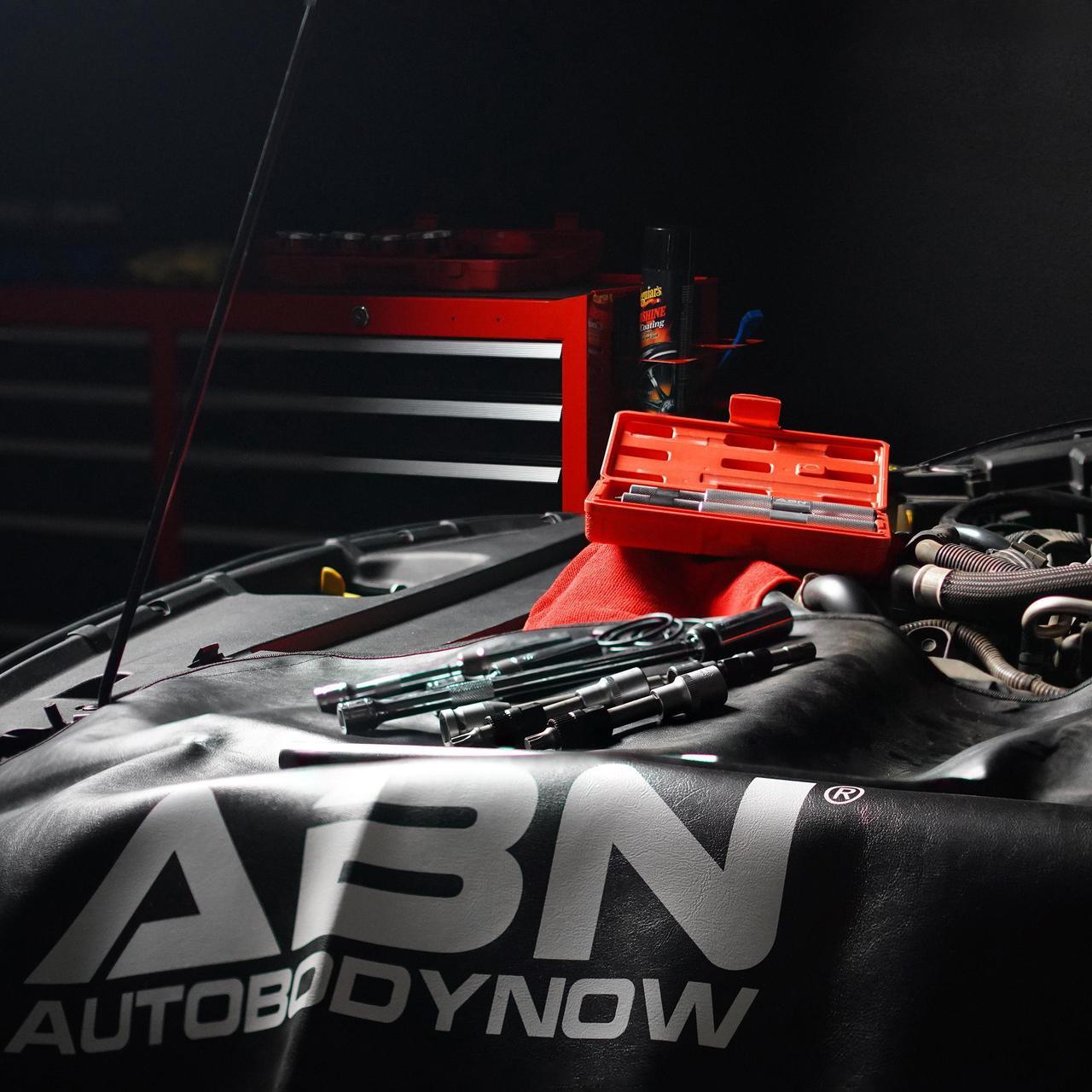 Alt view image 7 of 7 - ABN Magnetic Fender Cover for Mechanics - 34.3 x 25.6in Car Hood Cover Protector