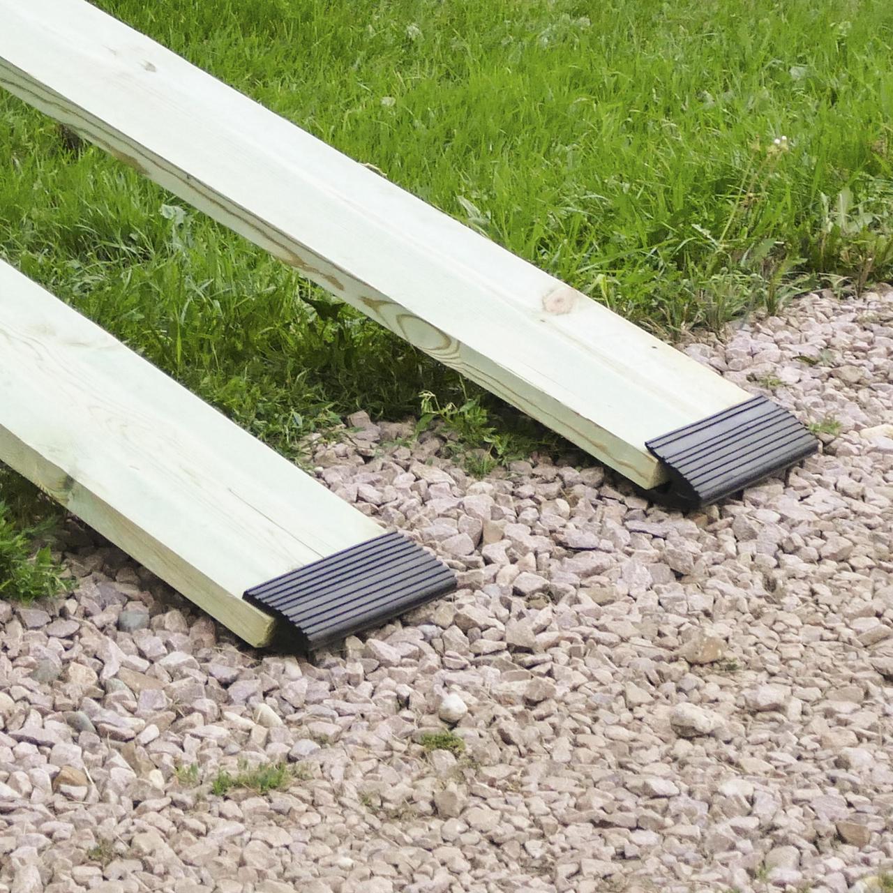 Alt view image 6 of 7 - BISupply Truck Ramp End Kit - 12in Motorcycle Loading Ramp Brackets and Feet