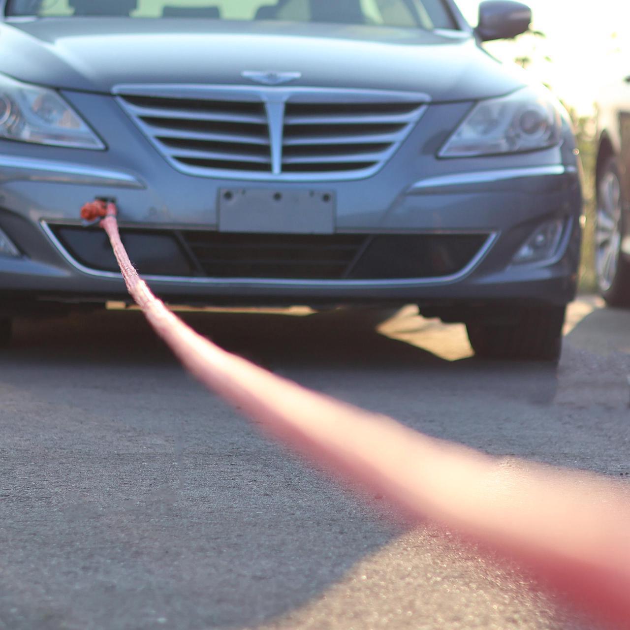 Alt view image 6 of 7 - ABN Kinetic Rope Recovery Kit - 20ft Recovery Tow Rope And 6in Soft Shackles