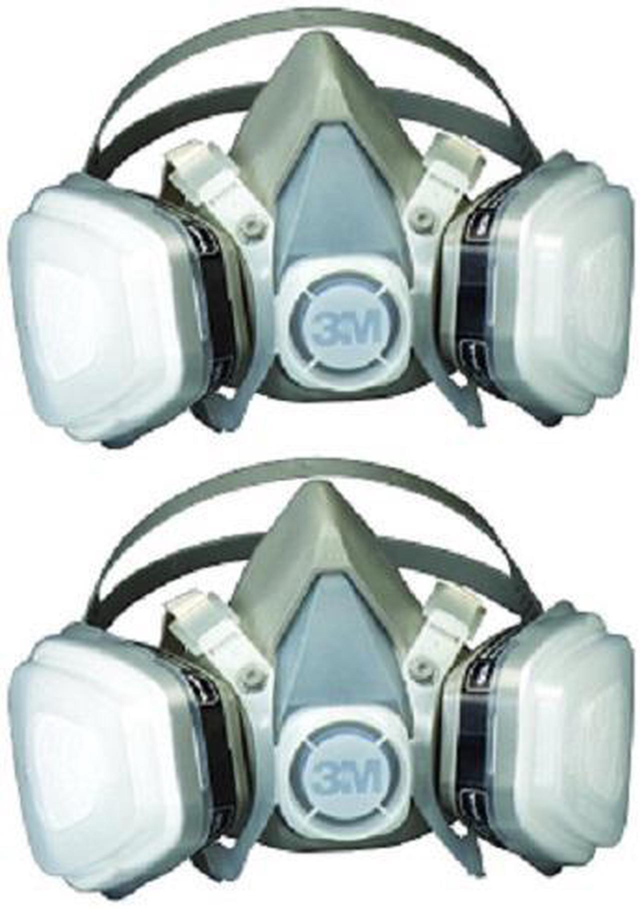 Main image of 3M 07193 Dual Cartridge Respirator Assembly Organic Vapor, Large (2 PACK)