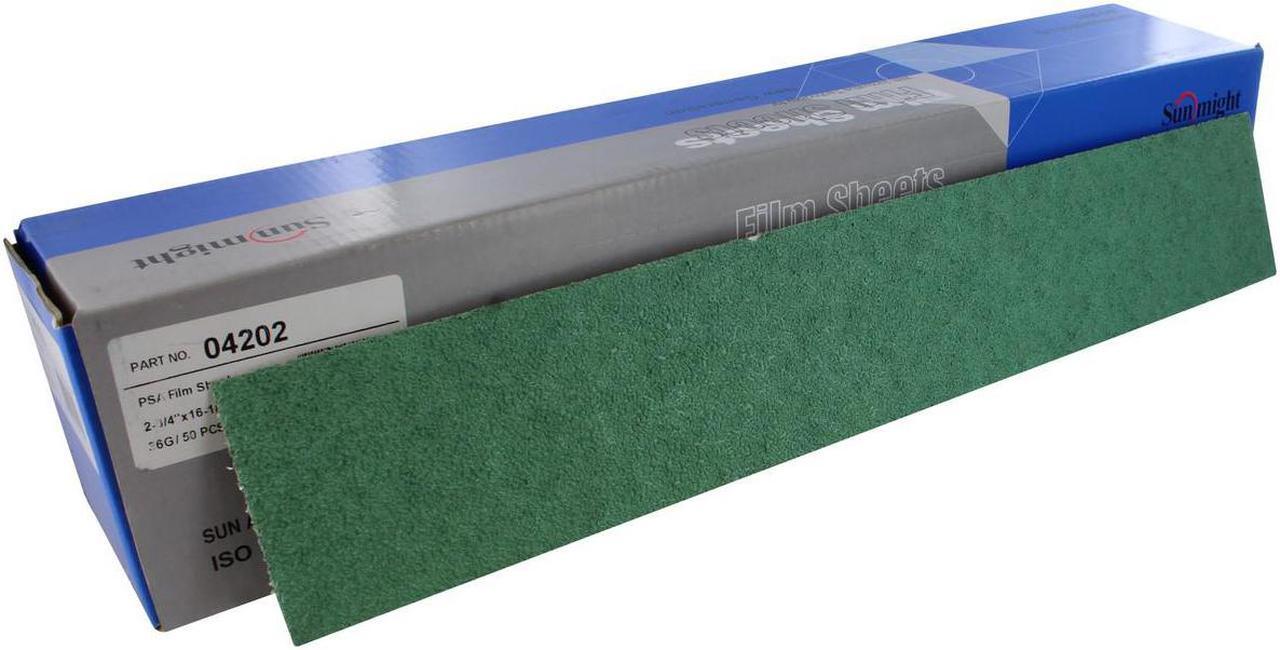 Main image of Sunmight 04202 2.75" x 16.5" 36 Grit PSA Film Sanding Sheet, 50 Pieces