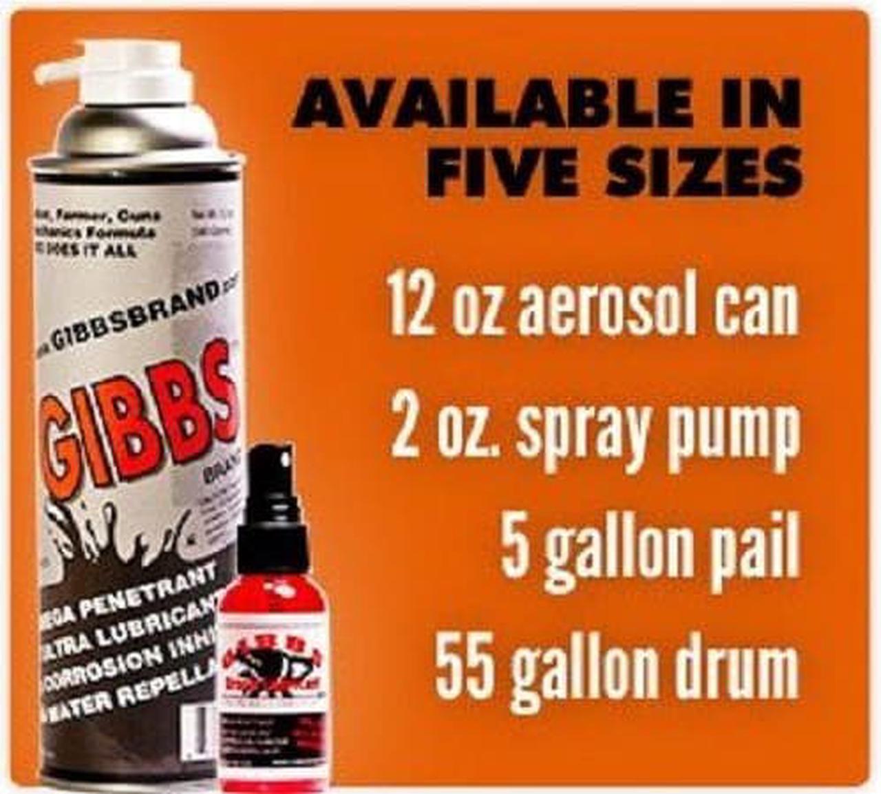 Main image of Gibbs Lubricant 2 Pack of 12oz Cans