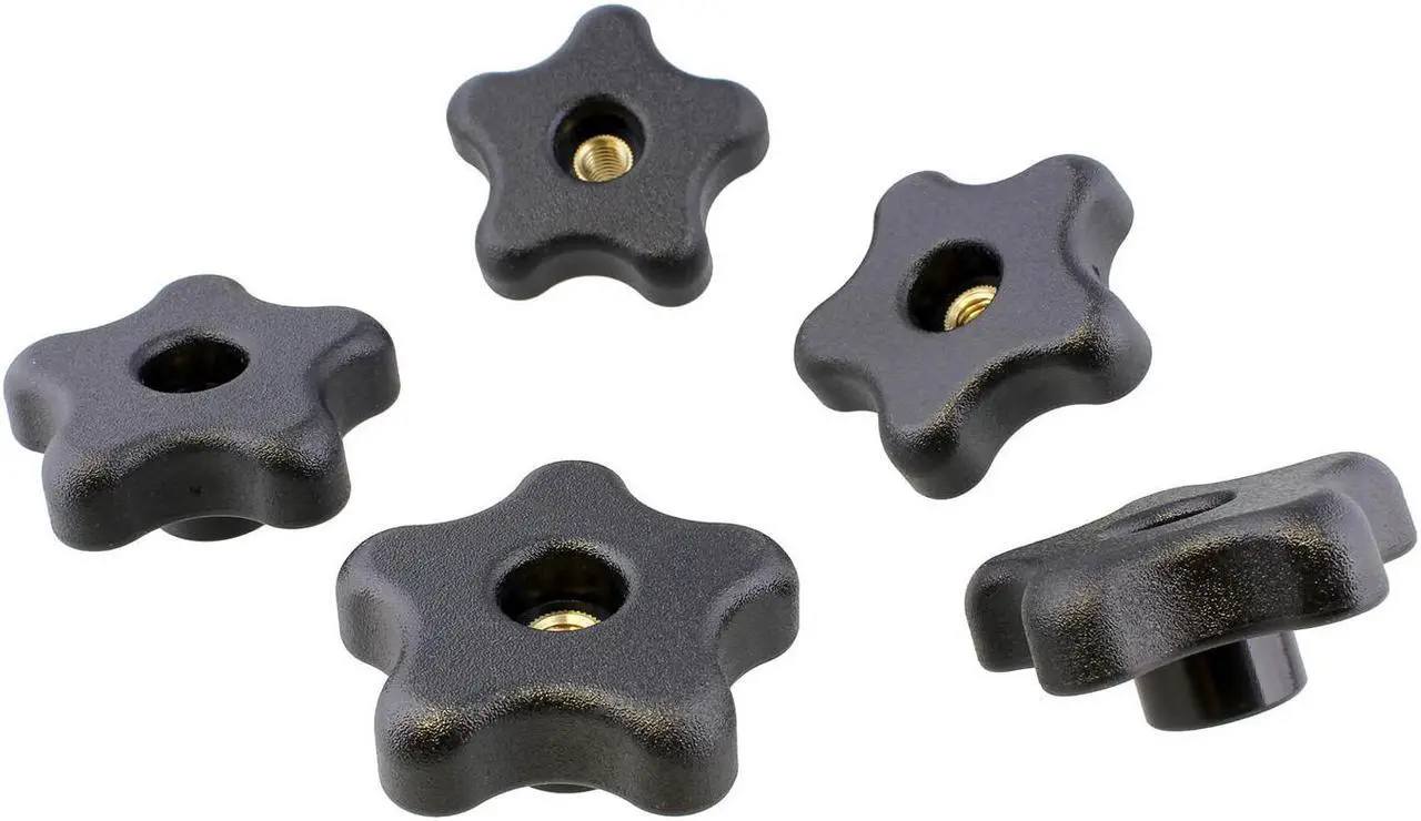 Alt view image 4 of 8 - DCT | Star Knobs 5/16”-18 Clamping Knob Threaded Knobs – T Knob Jig Knobs 5-Pack