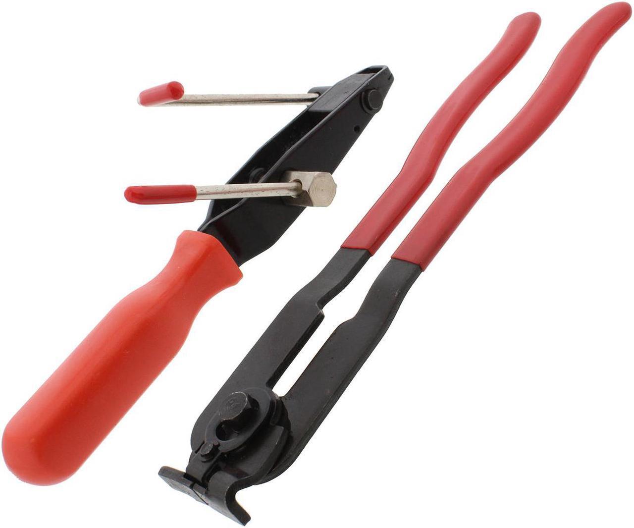 Alt view image 2 of 7 - ABN CV Joint Ear Clamp Tool & Boot Crimp Pliers 2-Piece Kit  Hose Clamping Set