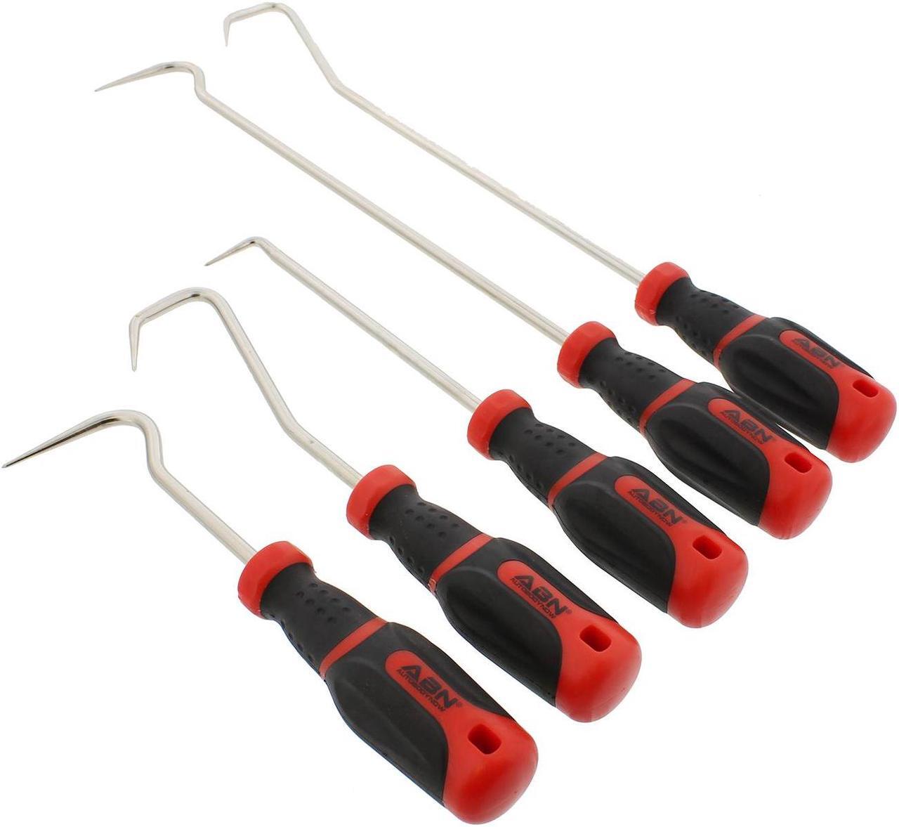 Alt view image 10 of 12 - ABN Hook and Pick 5-Piece Set for Automotive Radiator / Coolant Hose Removal
