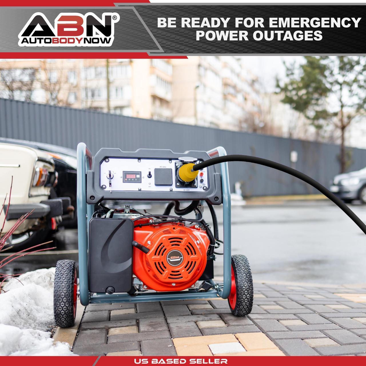 Alt view image 5 of 10 - ABN | 30 AMP Generator Cord  10 Foot STW Extension Cord 3 Prong Locking Plug