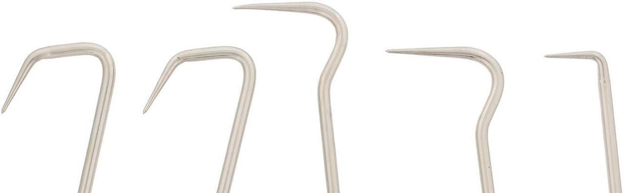 Alt view image 9 of 12 - ABN Hook and Pick 5-Piece Set for Automotive Radiator / Coolant Hose Removal