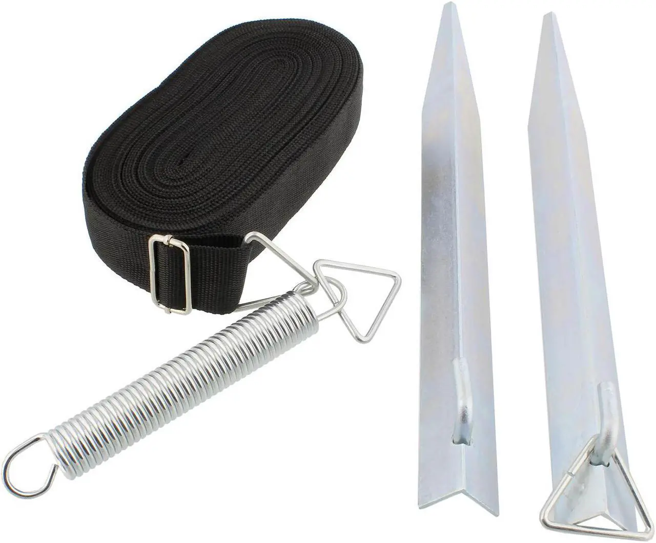 Alt view image 4 of 6 - Dumble | RV Awning Tie Down Kit – Single Strap Tie Down Anchor Awning Tie Downs