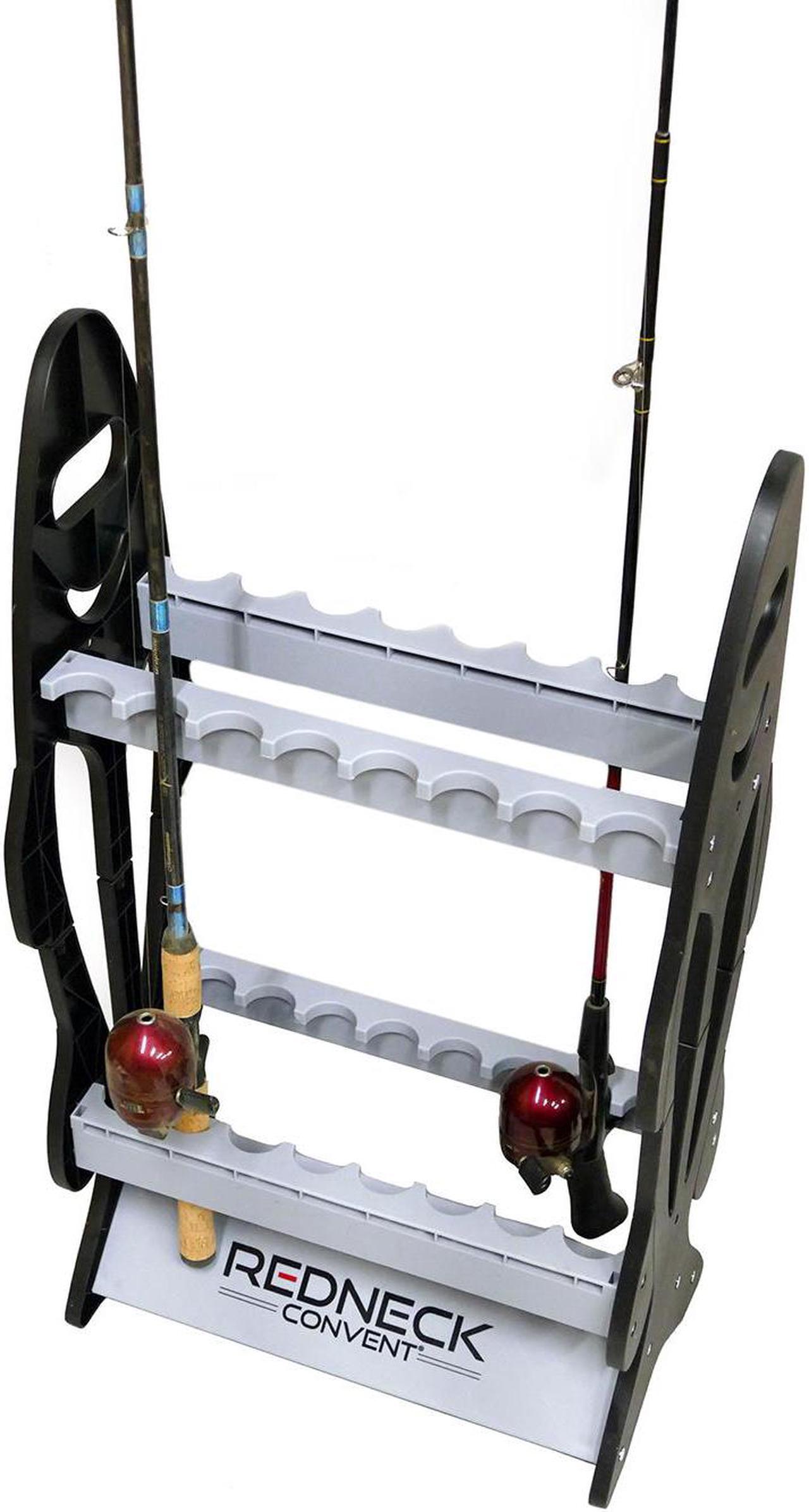 Alt view image 3 of 13 - Vertical Standing Fishing Pole Display Rack Storage Organizer for 16 Rods/Reels
