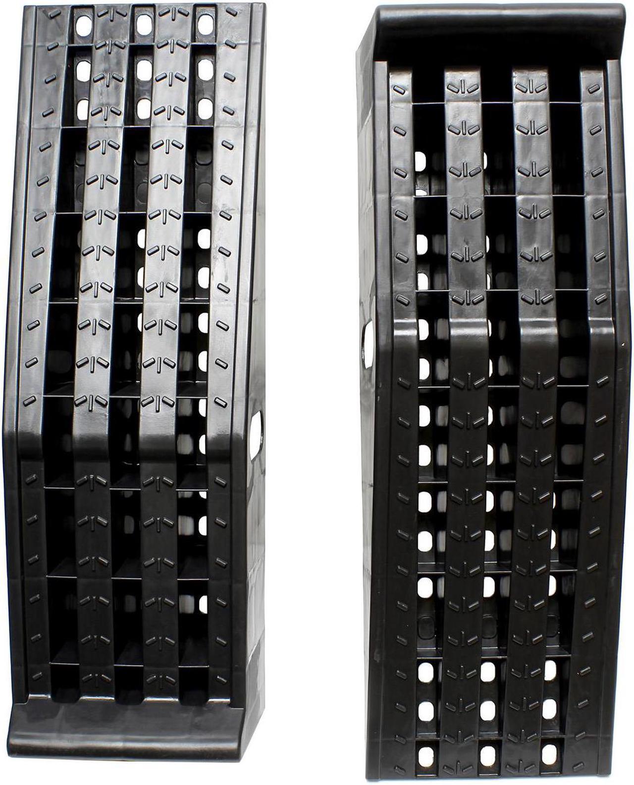 Alt view image 6 of 6 - BISupply | Vehicle Service Ramp Set – 6.3” Inch Lift 2 Ton Truck Ramps, 2 Pack