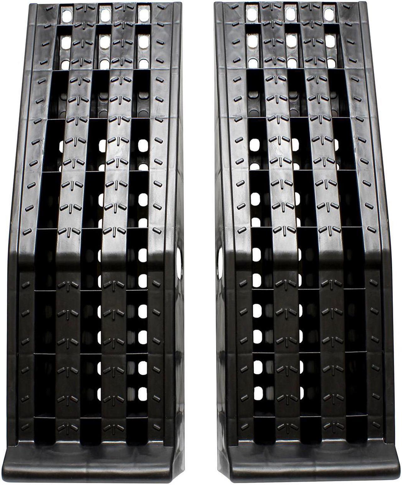Alt view image 2 of 6 - BISupply | Vehicle Service Ramp Set – 6.3” Inch Lift 2 Ton Truck Ramps, 2 Pack