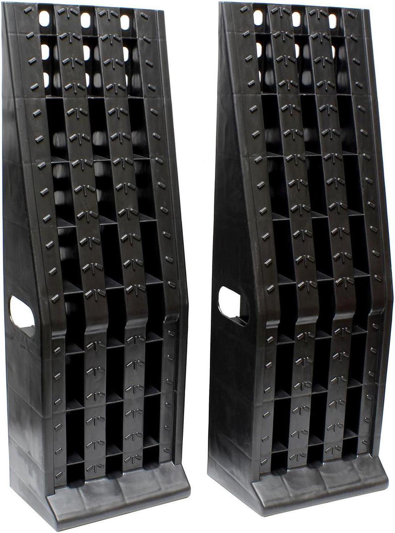 Alt view image 4 of 6 - BISupply | Vehicle Service Ramp Set – 6.3” Inch Lift 2 Ton Truck Ramps, 2 Pack